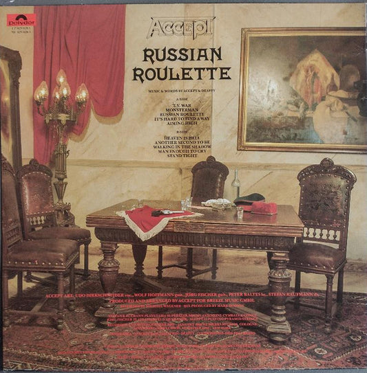 Accept - Russian Roulette (LP) (Very Good Plus (VG+)) - Skanderborg Vinyl