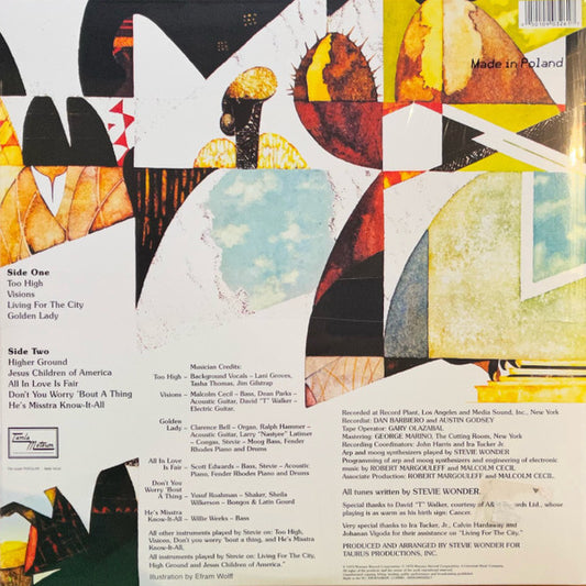 Stevie Wonder : Innervisions (LP, Album, RE, RM, 180)