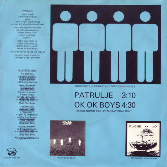 Kliche (2) : Patrulje (7", Single)