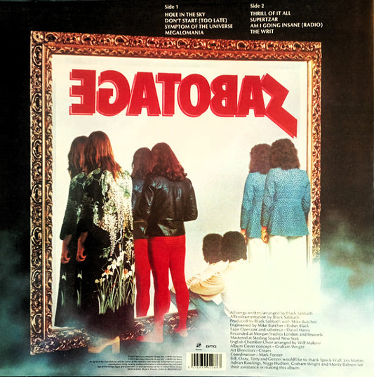 Black Sabbath - Sabotage (LP) (Near Mint (NM or M-)) - Skanderborg Vinyl