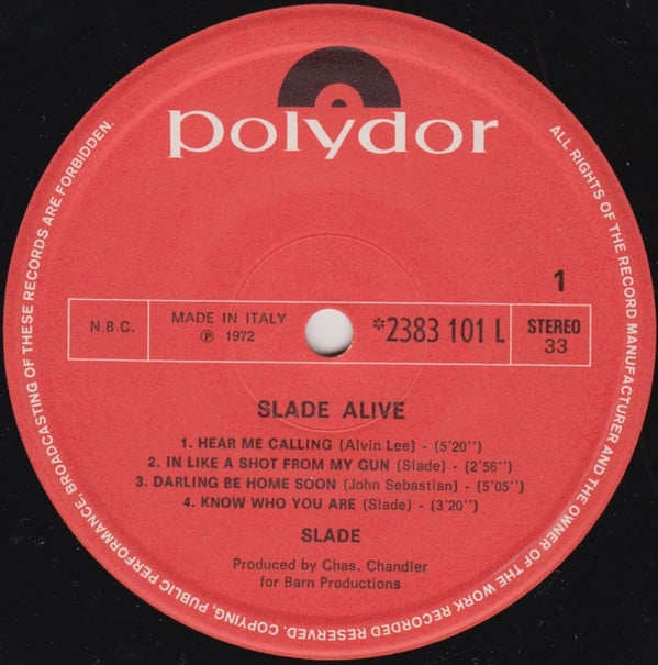 Slade : Slade Alive! (LP, Album)