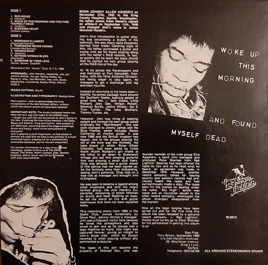 Jimi Hendrix : Woke Up This Morning And Found Myself Dead (LP, Album)