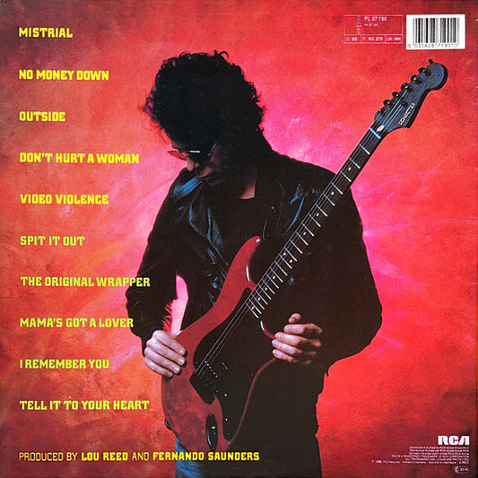 Lou Reed : Mistrial (LP, Album)