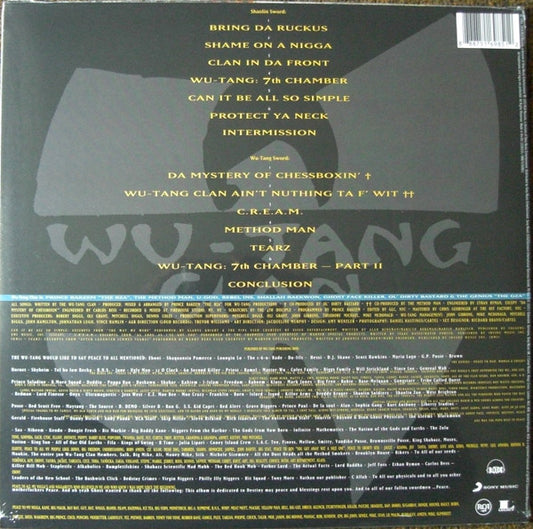 Wu-Tang Clan : Enter The Wu-Tang (36 Chambers) (LP, Album, RE, Pal)