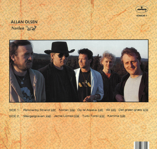 Allan Olsen - Norlan (LP) (Very Good Plus (VG+)) - Skanderborg Vinyl