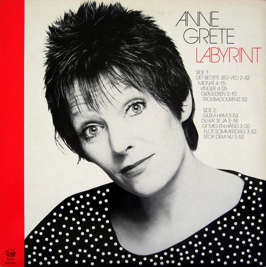 Anne Grete - Labyrint (LP) (Very Good Plus (VG+)) - Skanderborg Vinyl