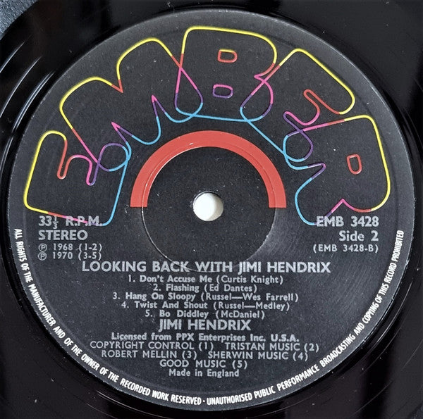 Jimi Hendrix : Looking Back With Jimi Hendrix (LP, Comp, Ste)