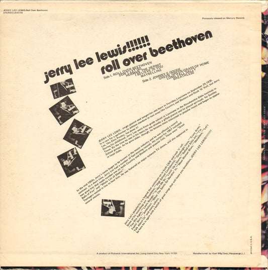 Jerry Lee Lewis : Roll Over Beethoven !!! (LP, Comp)