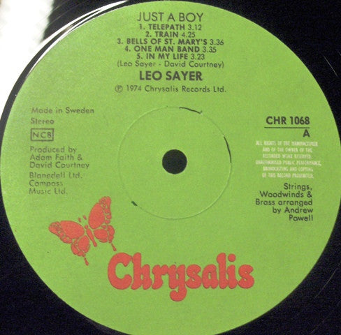Leo Sayer : Just A Boy (LP, Album)