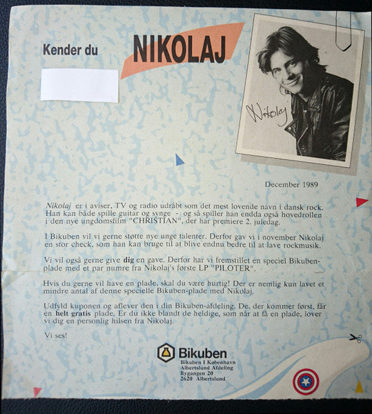 Nikolaj Christensen : Du Er Min / Ridder Af Kærligheden (7", Single, Ltd)