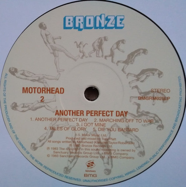 Motörhead : Another Perfect Day (LP, Album, RE)