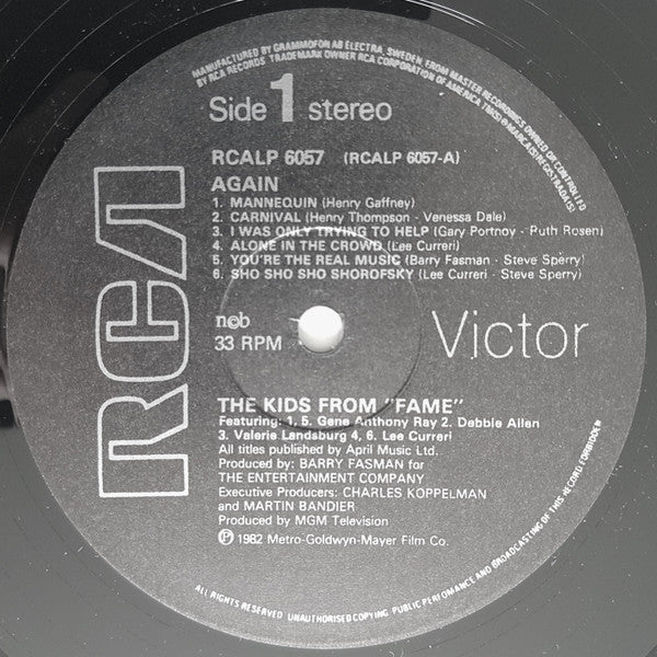 The Kids From Fame : The Kids From Fame Again (LP, Album)