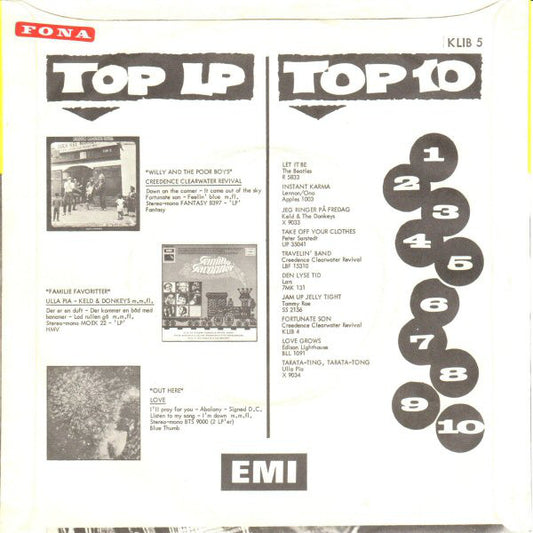 Creedence Clearwater Revival - Run Through The Jungle / Up Around The Bend (7") (Very Good (VG)) - Skanderborg Vinyl