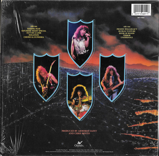 Armored Saint - Raising Fear (LP) (Very Good Plus (VG+)) - Skanderborg Vinyl