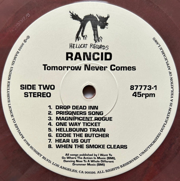Rancid : Tomorrow Never Comes (LP, Album, Ltd, Eco)