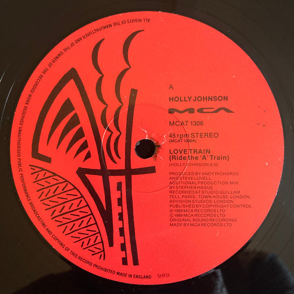 Holly Johnson : Love Train (12", Single, Ora)