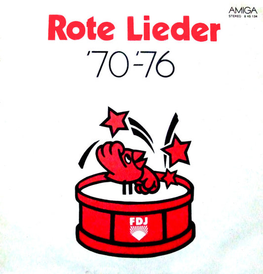Various : Rote Lieder ´70-´76 (LP, Comp)