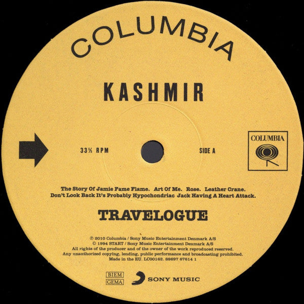 Kashmir (2) : Travelogue (LP, Album, RE)