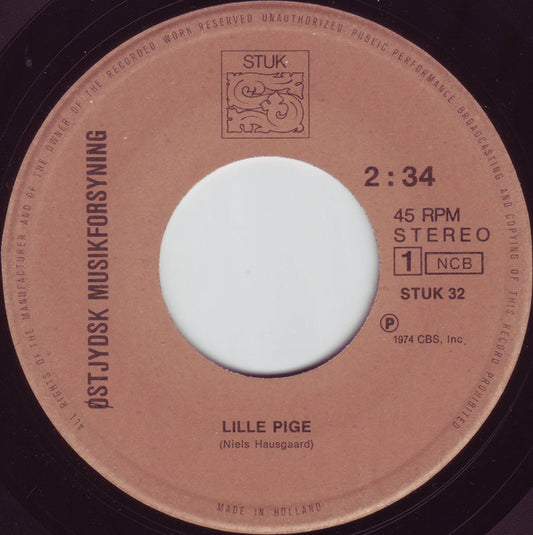 Østjydsk Musikforsyning : Lille Pige / Socialen (7")