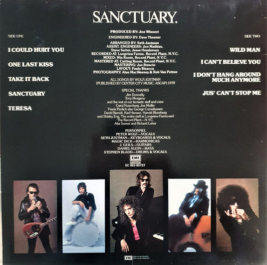 The J. Geils Band : Sanctuary. (LP, Album)