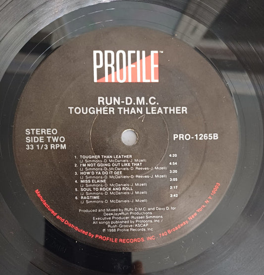 Run-DMC : Tougher Than Leather (LP, Album)