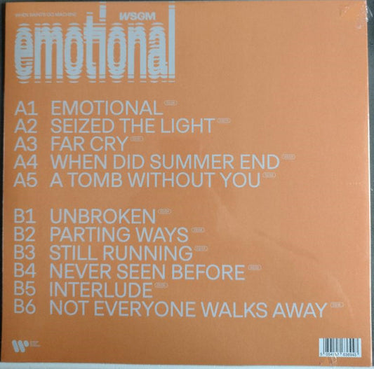 When Saints Go Machine : Emotional (LP, Album)