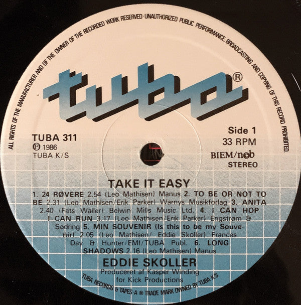 Eddie Skoller - Take It Easy (LP) (Very Good Plus (VG+)) - Skanderborg Vinyl
