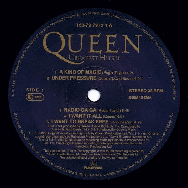 Queen : Greatest Hits II (2xLP, Comp, Gat)
