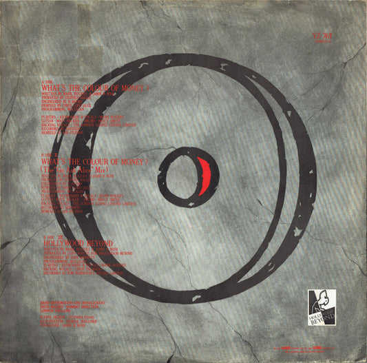 Hollywood Beyond : What's The Colour Of Money ? (12", Single, Dam)