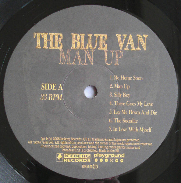 The Blue Van : Man Up (LP, Album)