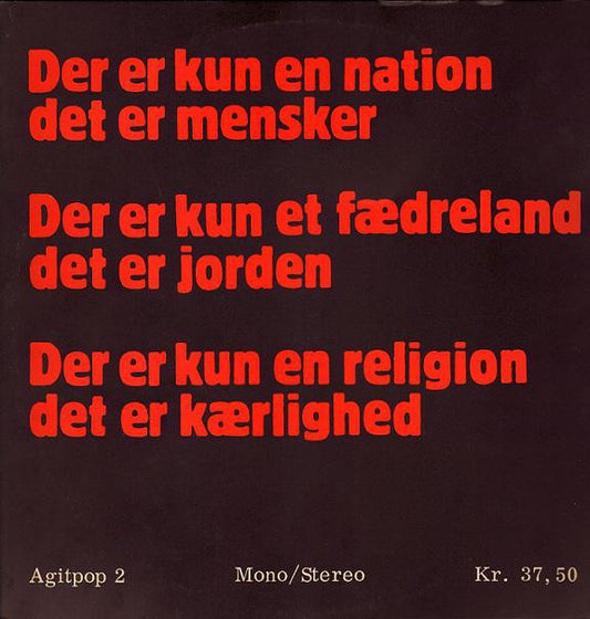 Agitpop (2) : Europasange (LP, Album, Red)