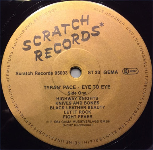 Tyran Pace : Eye To Eye (LP, Album)