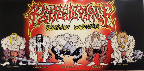 Plaguemace : Reptilian Warlords (LP, Album, Ltd, Gre)