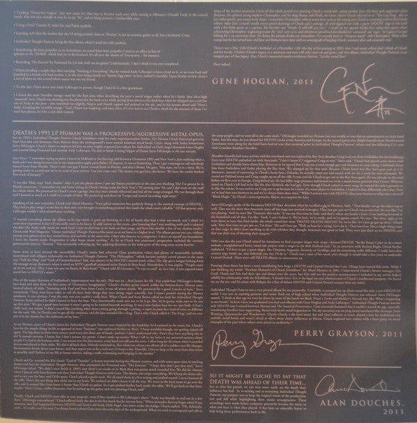 Death (2) : Individual Thought Patterns (LP, Album, RSD, Ltd, RE, RM, Bla)