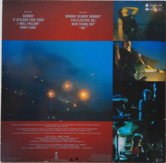 U2 : Live "Under A Blood Red Sky" (LP, MiniAlbum, RP, TOP)