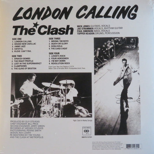 The Clash - London Calling (2xLP) (Mint (M)) - Skanderborg Vinyl