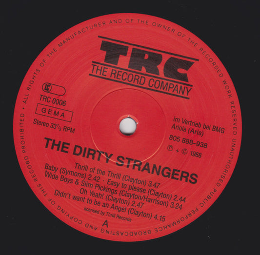 The Dirty Strangers - The Dirty Strangers (LP) (Very Good Plus (VG+)) - Skanderborg Vinyl
