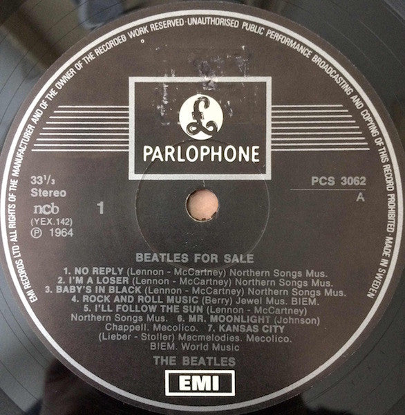 The Beatles - Beatles For Sale (LP) (Very Good (VG)) - Skanderborg Vinyl