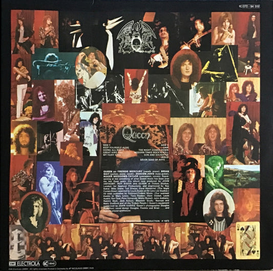 Queen : Queen (LP, Album, RE)