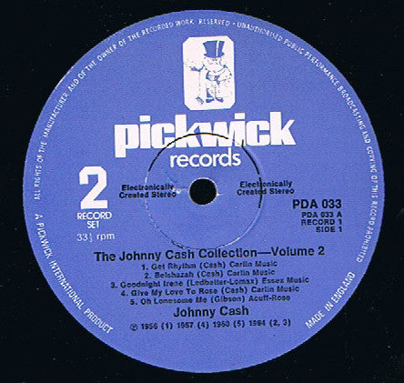 Johnny Cash : The Johnny Cash Collection - Vol. 2 (2xLP, Comp, Gat)