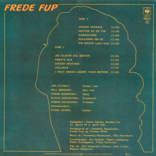 Frede Fup - Jeg Elsker Dig Søster (LP) (Very Good Plus (VG+)) - Skanderborg Vinyl