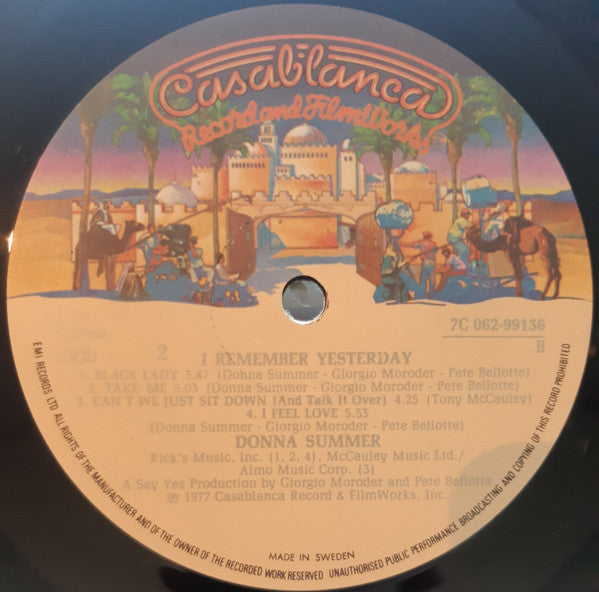 Donna Summer : I Remember Yesterday (LP, Album)