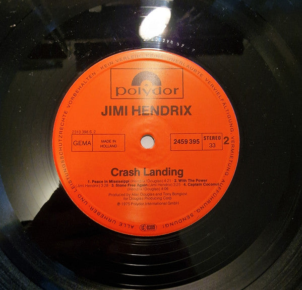 Jimi Hendrix : Crash Landing (LP, RE)