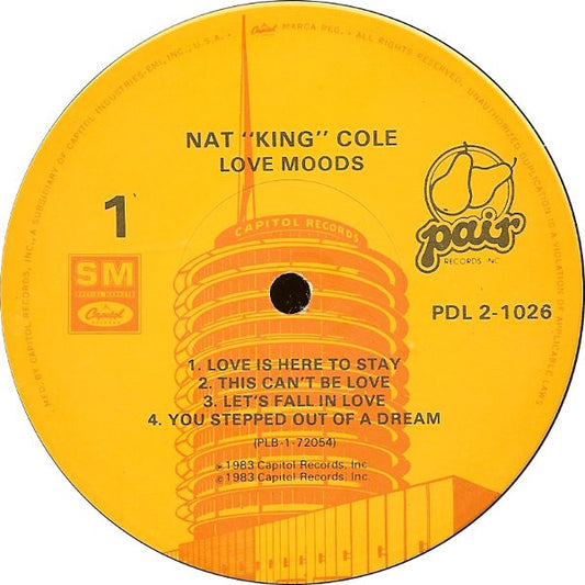 Nat "King" Cole* : Love Moods (2xLP, Comp)