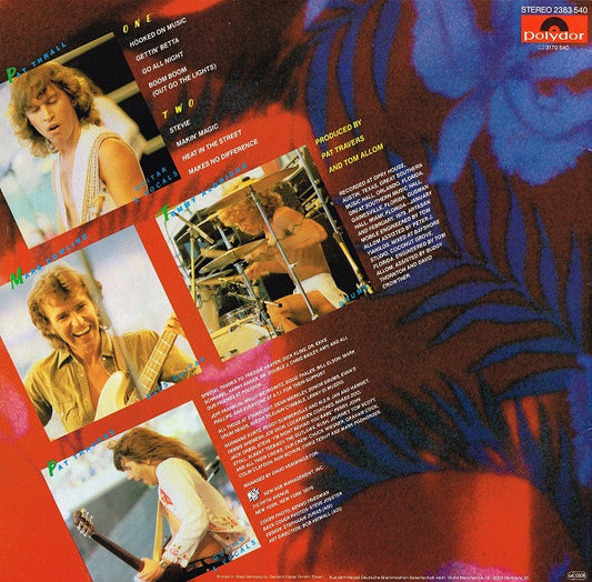 Pat Travers Band : Live! Go For What You Know (LP, Album)