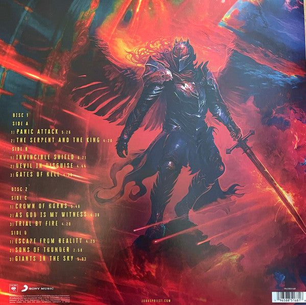 Judas Priest : Invincible Shield (2xLP, Album, Ltd, Pin)