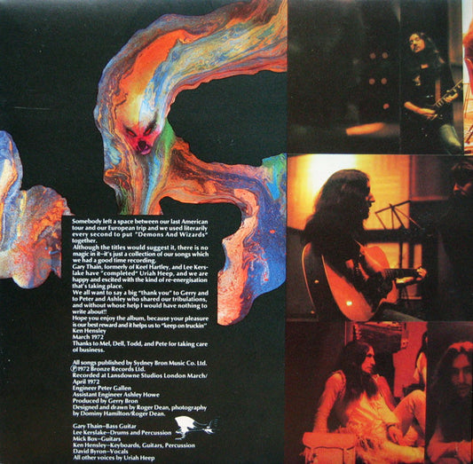 Uriah Heep : Demons And Wizards (LP, Album)