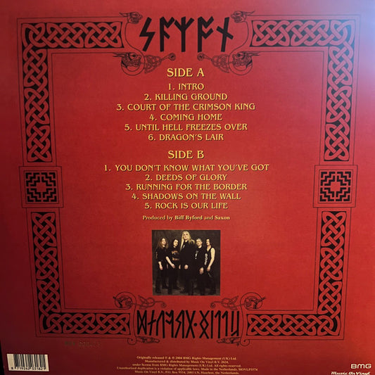 Saxon : Killing Ground (LP, Album, Ltd, Num, RE, Gol)