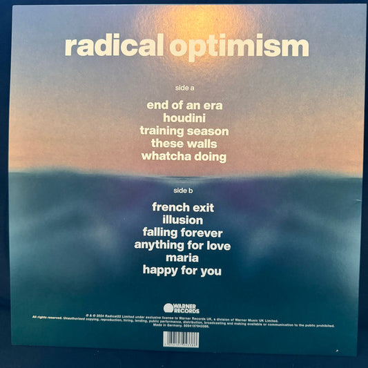 Dua Lipa - Radical Optimism (LP) (Mint (M)) - Skanderborg Vinyl