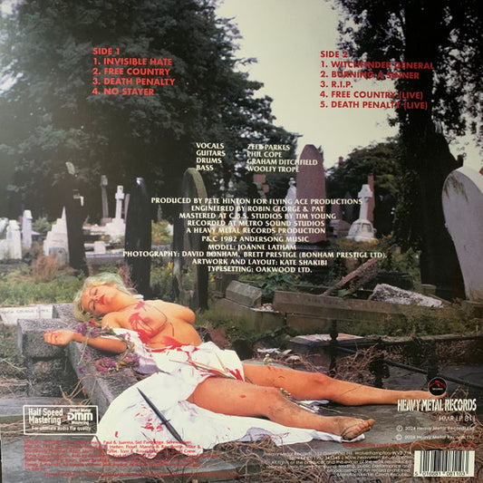 Witchfinder General : Death Penalty (LP, Album, RE, S/Edition, Ora)